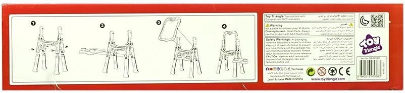 Drawing Board - 1 drawing board 1 sticker 2 cups 1 chalk clamp 6 chalks 5 pens 1 eraser 12 magnets