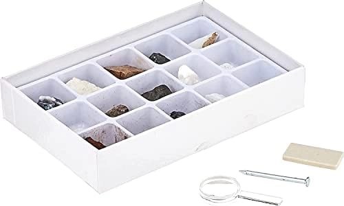 Mineral Science Kit Geology - 8 years+ 15 pieces