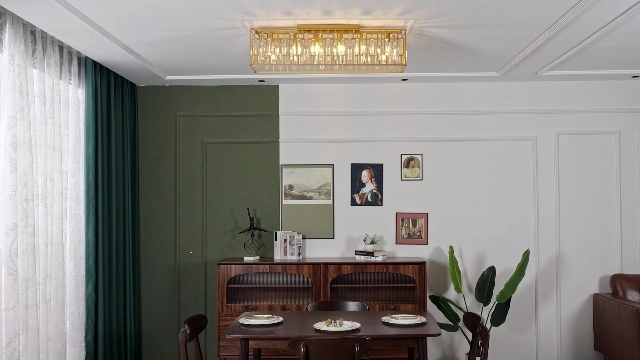 Modern Crystal Ceiling Light - Dimmable