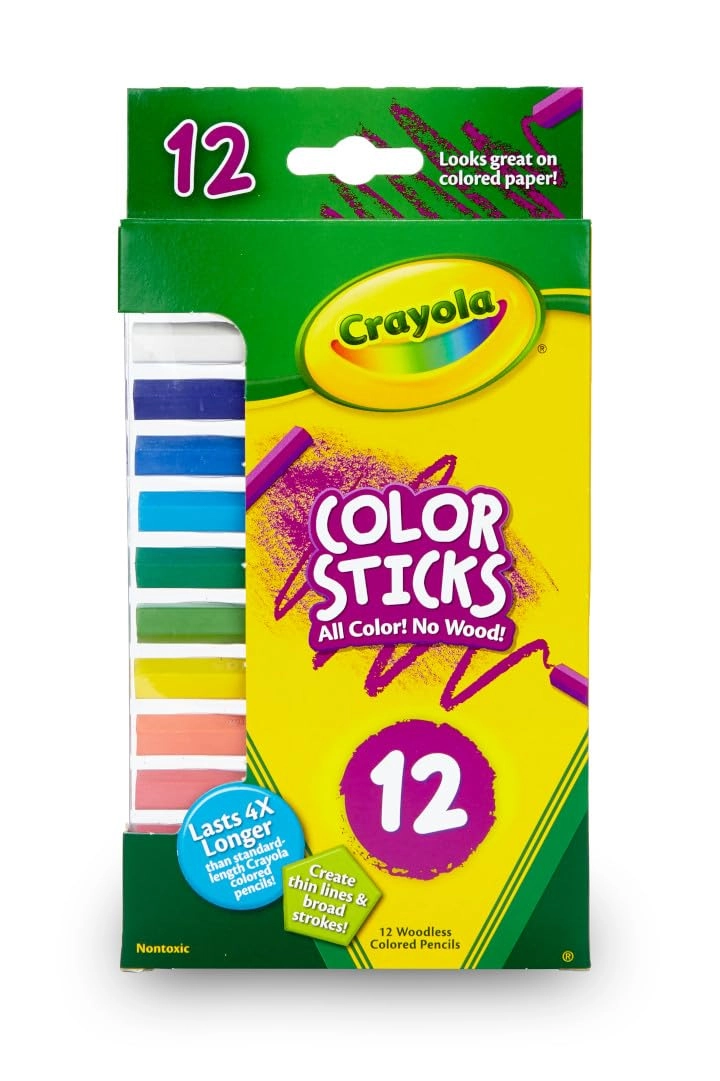 Crayola Color Sticks Crayons - 12 Pcs