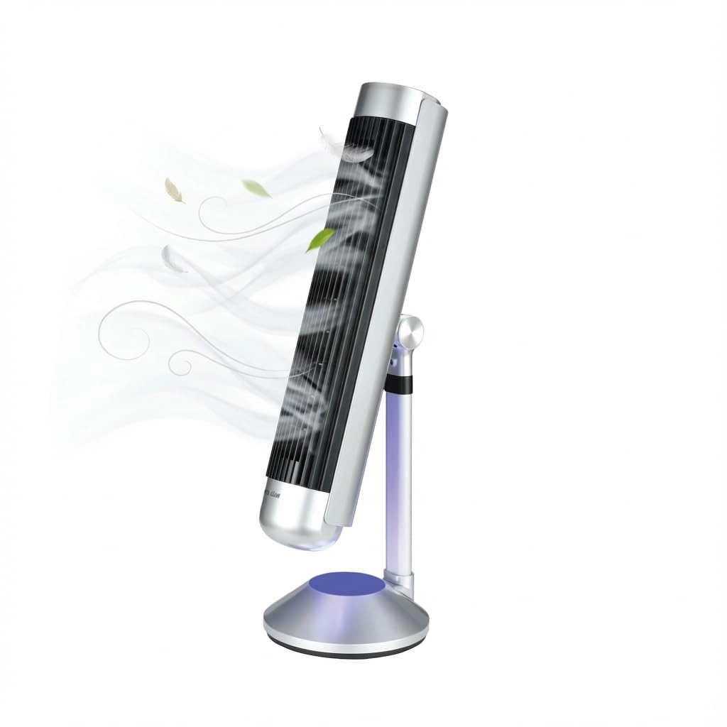 GREEN LION Air Cooler With Air Purification - 80° Body Sway Sensitive Touch Keys Remote Control