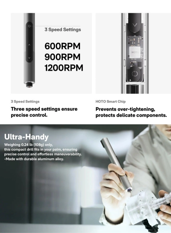 SNAPBLOQ™ D-A03 - Brushless Motor 3-Speed 0.1 N·m