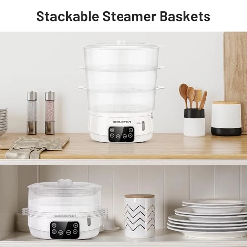 Electric Food Steamer - 13.7 Quarts