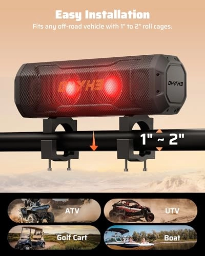 UTV Sound Bar - 4" 500 Watts