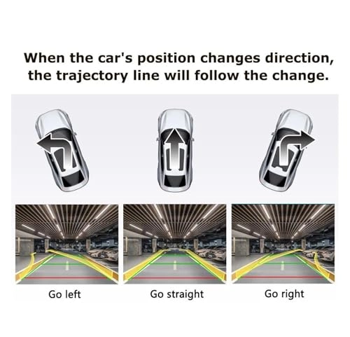 Intelligent Dynamic Trajectory Car Rear View Camera - Night Vision Wire 4K AHD 1080P