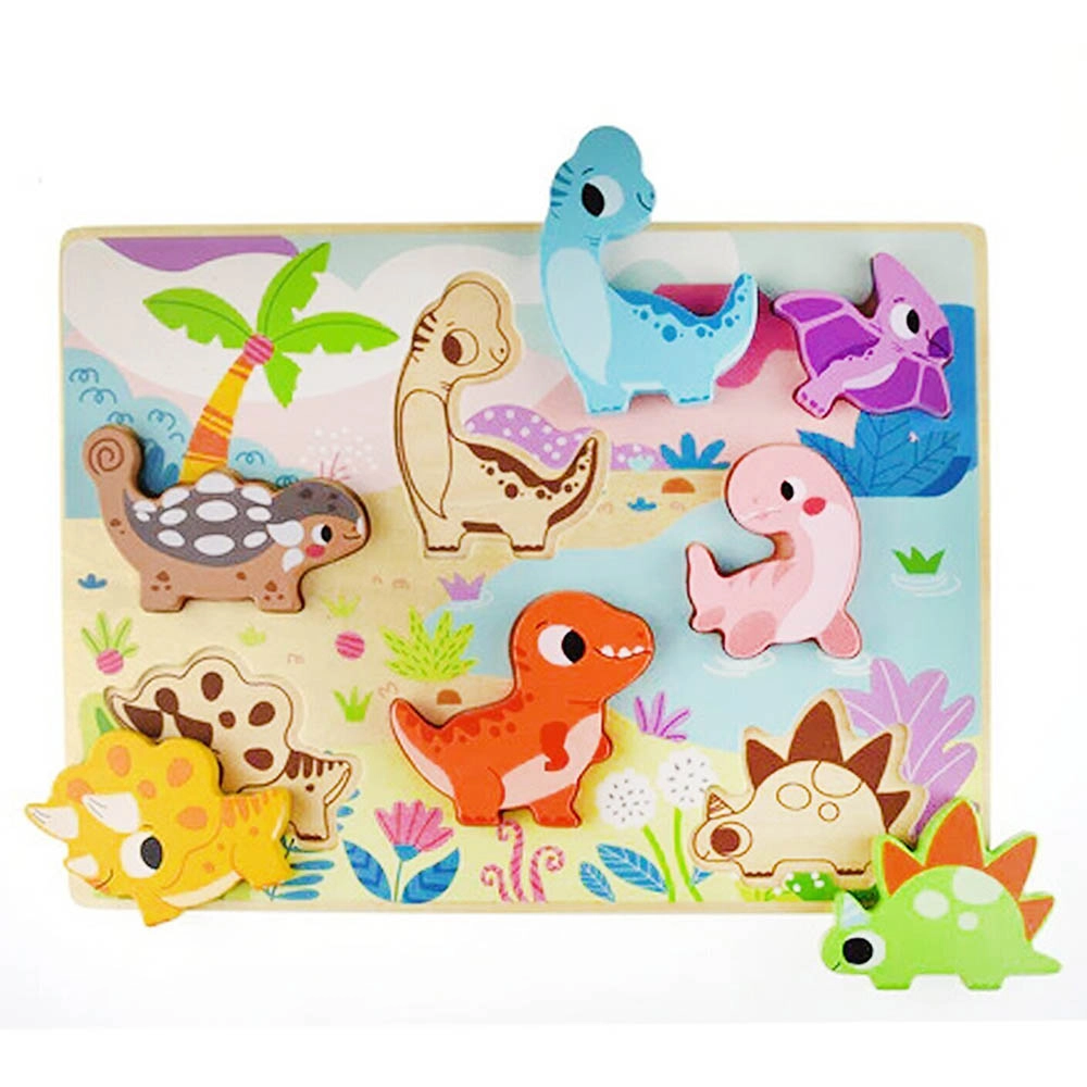 Dinosaur Block Puzzle - Suitable for 1 year & above 8pcs