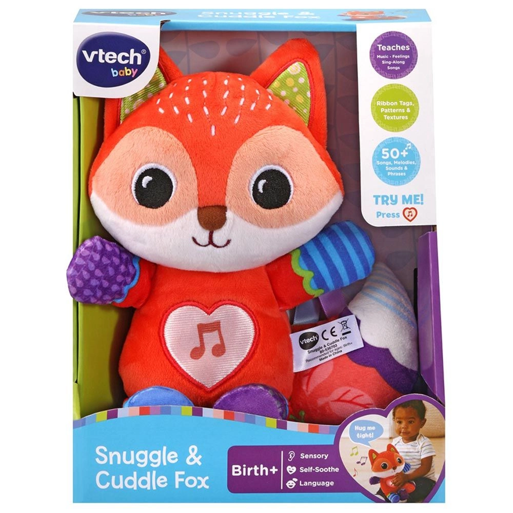 Fox Snuggle & Cuddle 24.1 cm Plush - Sound effects
