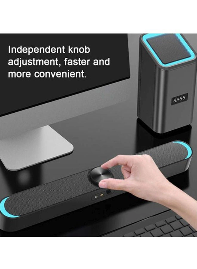 D-238 - Black/Blue 2x Speaker