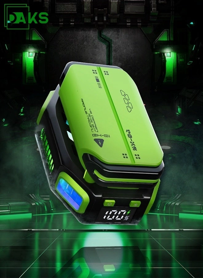 DAKS Magnetic Phone Cooler - 7-Level 1800mAh RGB