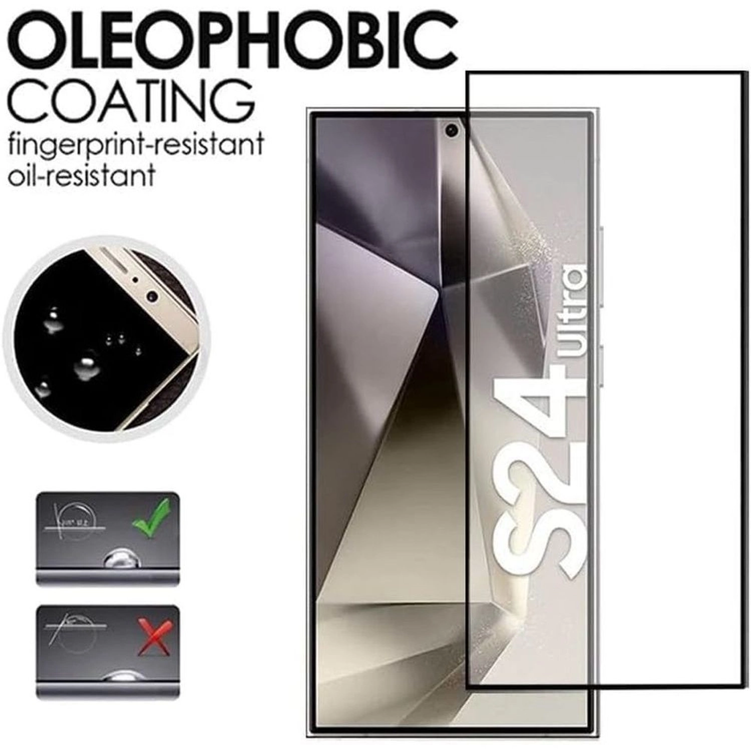 Clear Screen Protector for Samsung Galaxy S24 Ultra