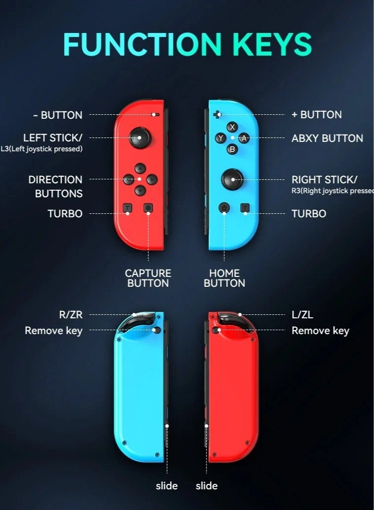 JOY-04 - Blue & Green Nintendo Switch