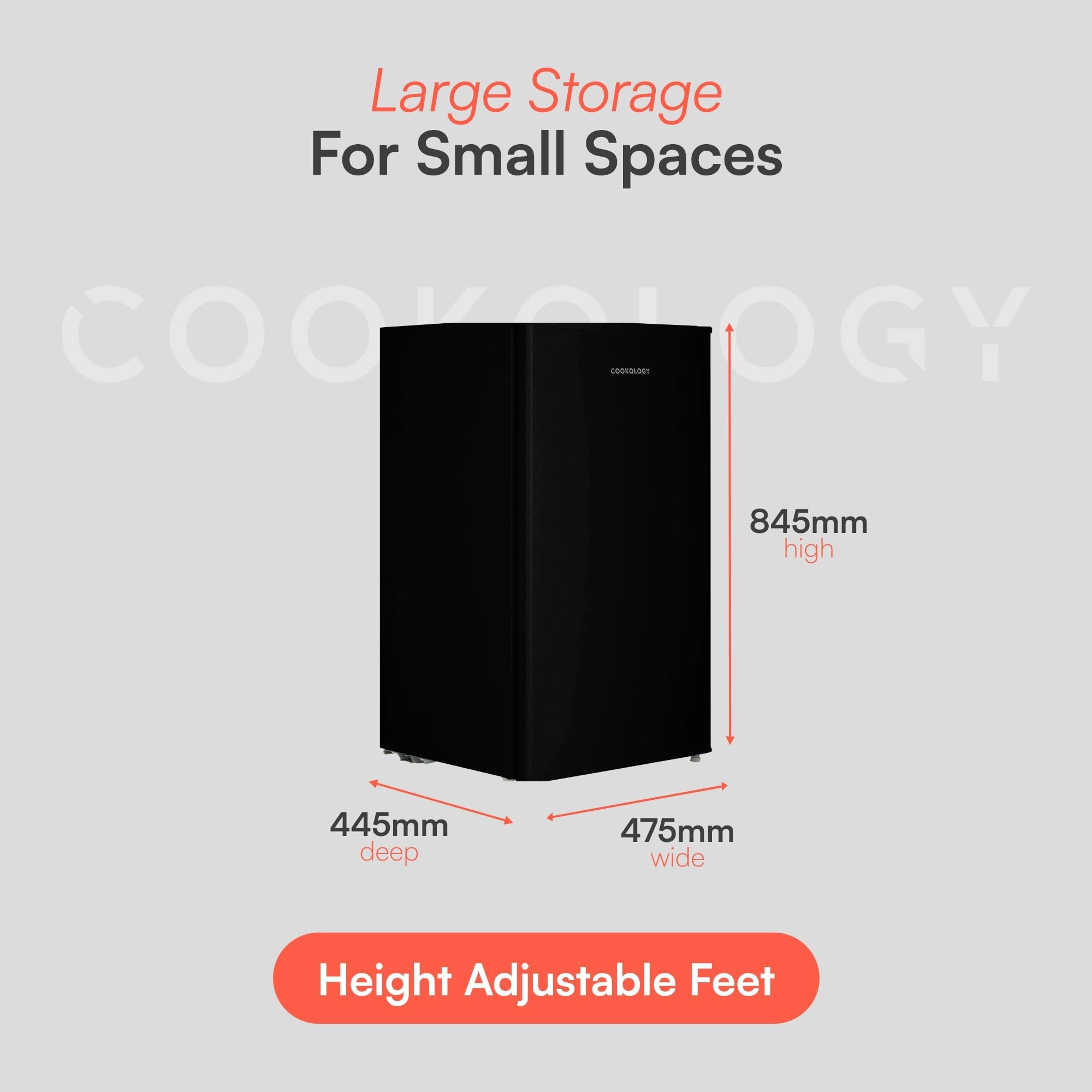 UCFZ60 - Freestanding Under Counter Reversible Door
