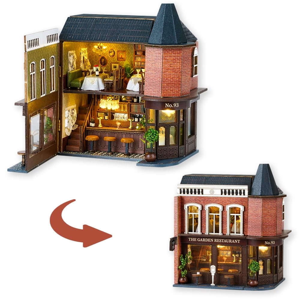 Miniature Dollhouse Kit - Warm House 1:32