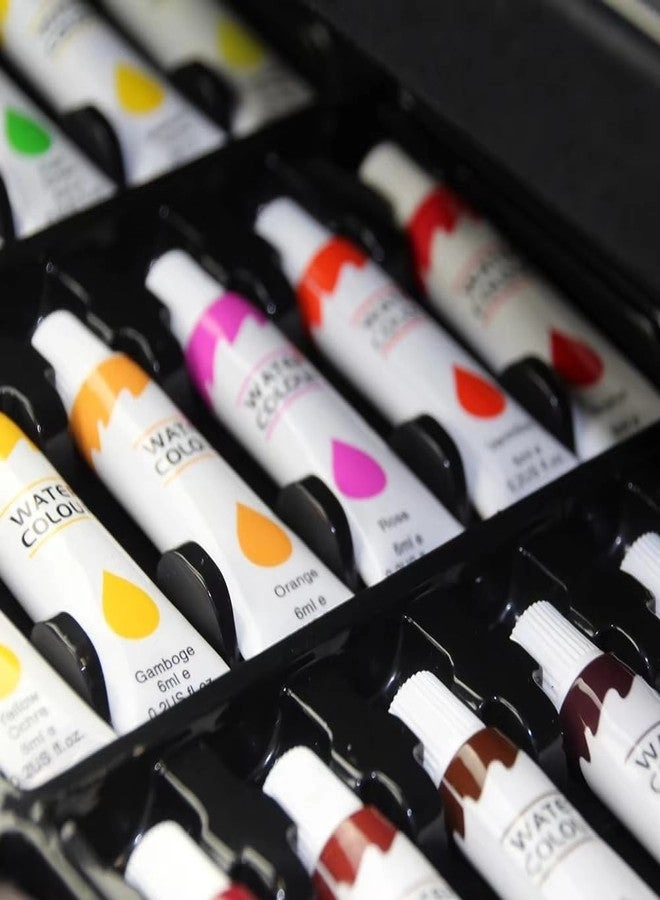 Art Set - 145-Piece Oil Pastels Watercolors Sketch Pens Color Pencils