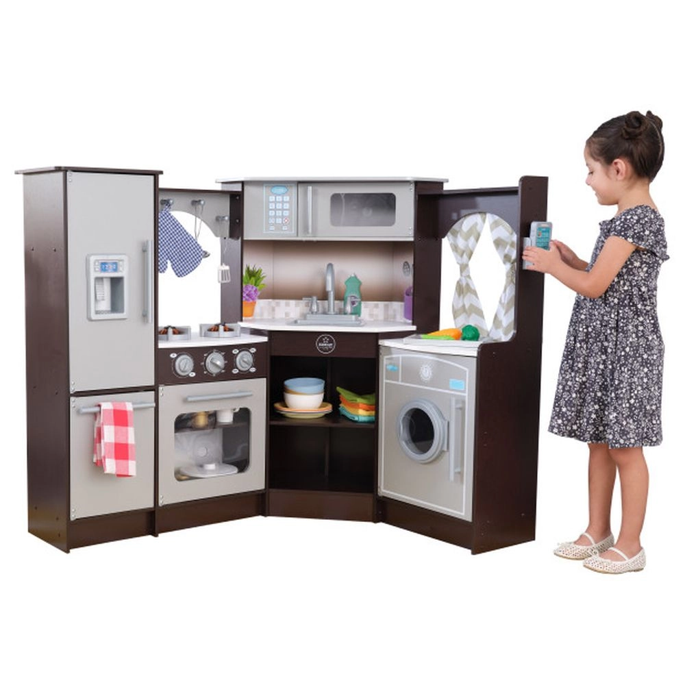 Ultimate Corner Play Kitchen - Wooden (DBT-53365)