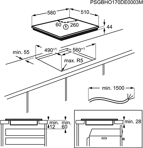 6000 Series IKE64453IB Induction hob