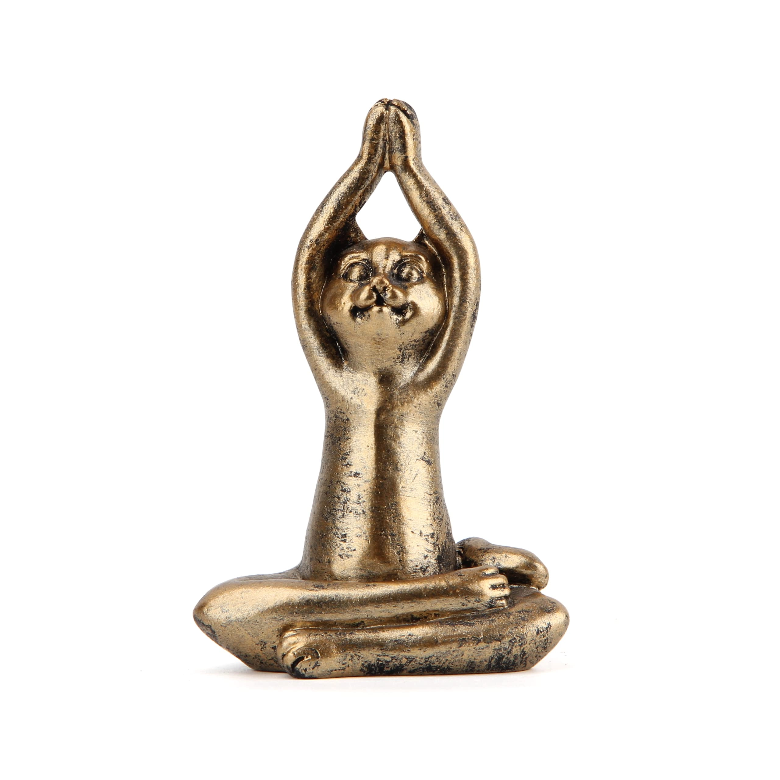 Yoga Cat Statues - Resin