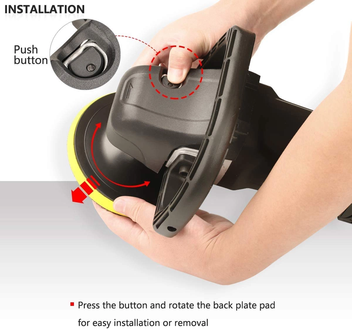 Rotary Polisher - 1200W 7 Inch 180mm