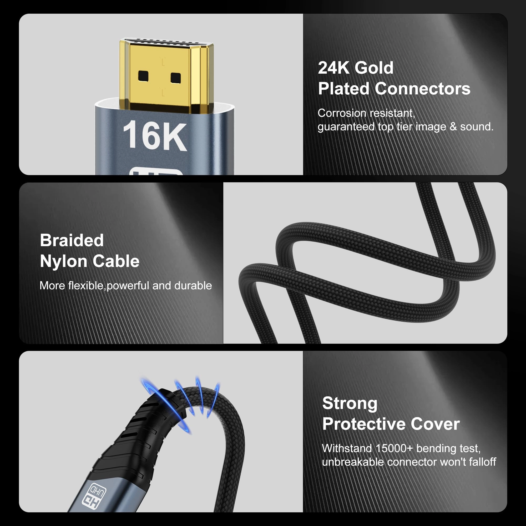8K HDMI Cable 0.5m