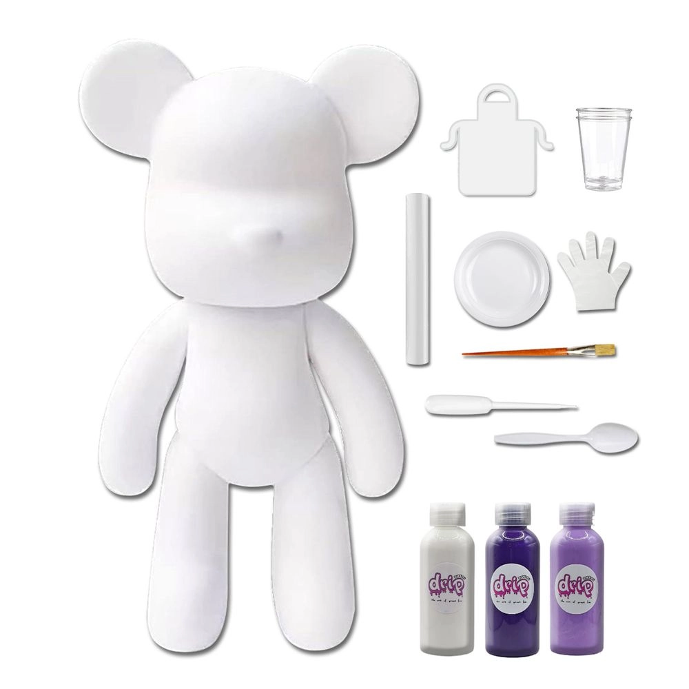 DIY Fluid Paint Bear - Complete Kit 23 cm