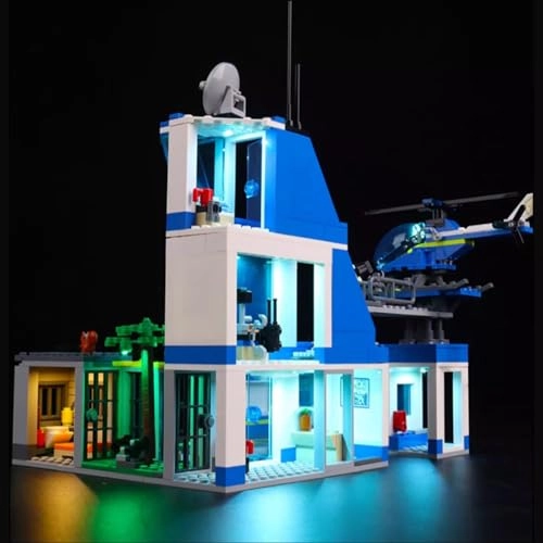 LED Light kit - for Lego 60316 Modern Police Station Battery Powered