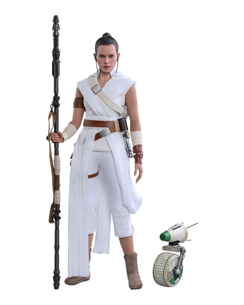 Sideshow Star Wars: The Rise of Skywalker - Movie Masterpiece Series Rey and D-O Sixth Scale Figure Set