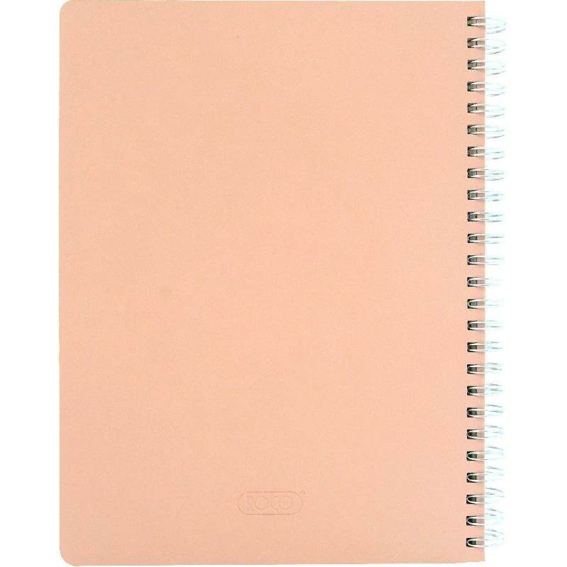 Notebook 19 X 26 cm Spiral - Grid 100 Sheets