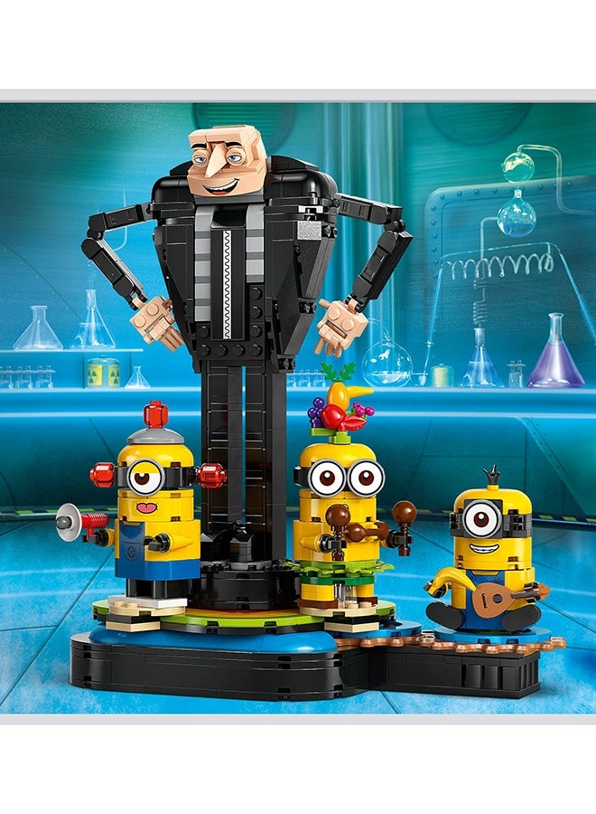 Despicable Me 4 Brick-Built Gru and Minions