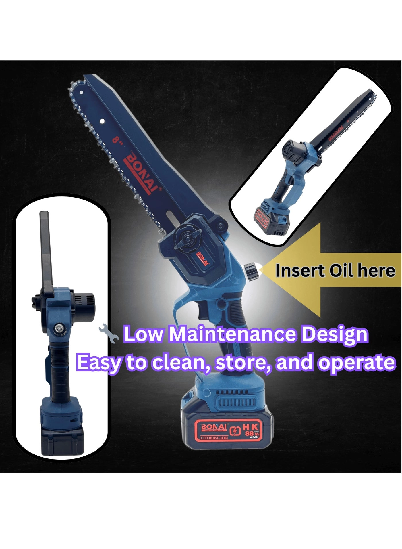 BN-HK043 - 8-inch Cordless 88Vf