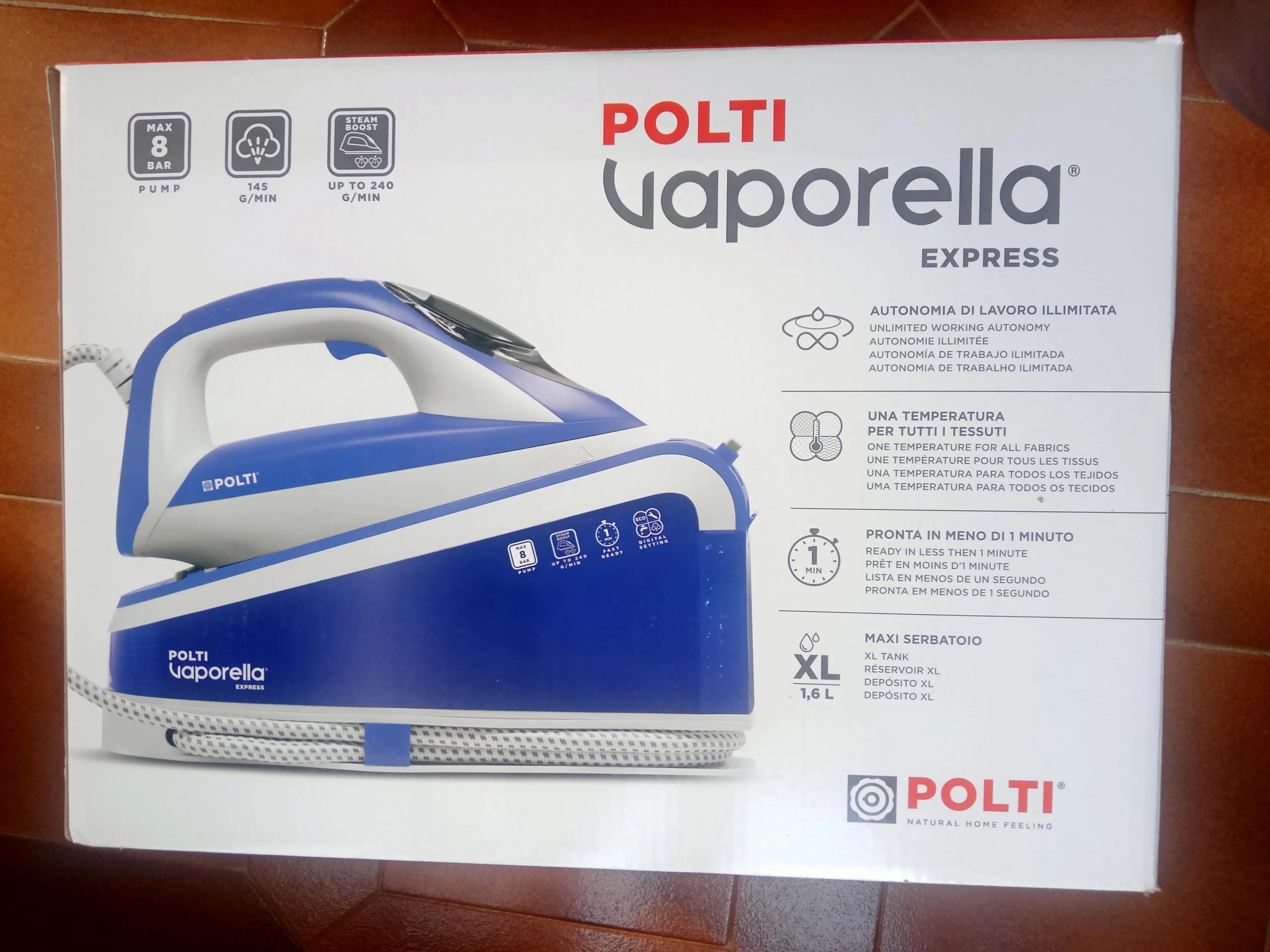 Polti FERRO CAR.CONTINUA VAPORELLA EXPRESS VE30.30 - 2200 watts multicoloured