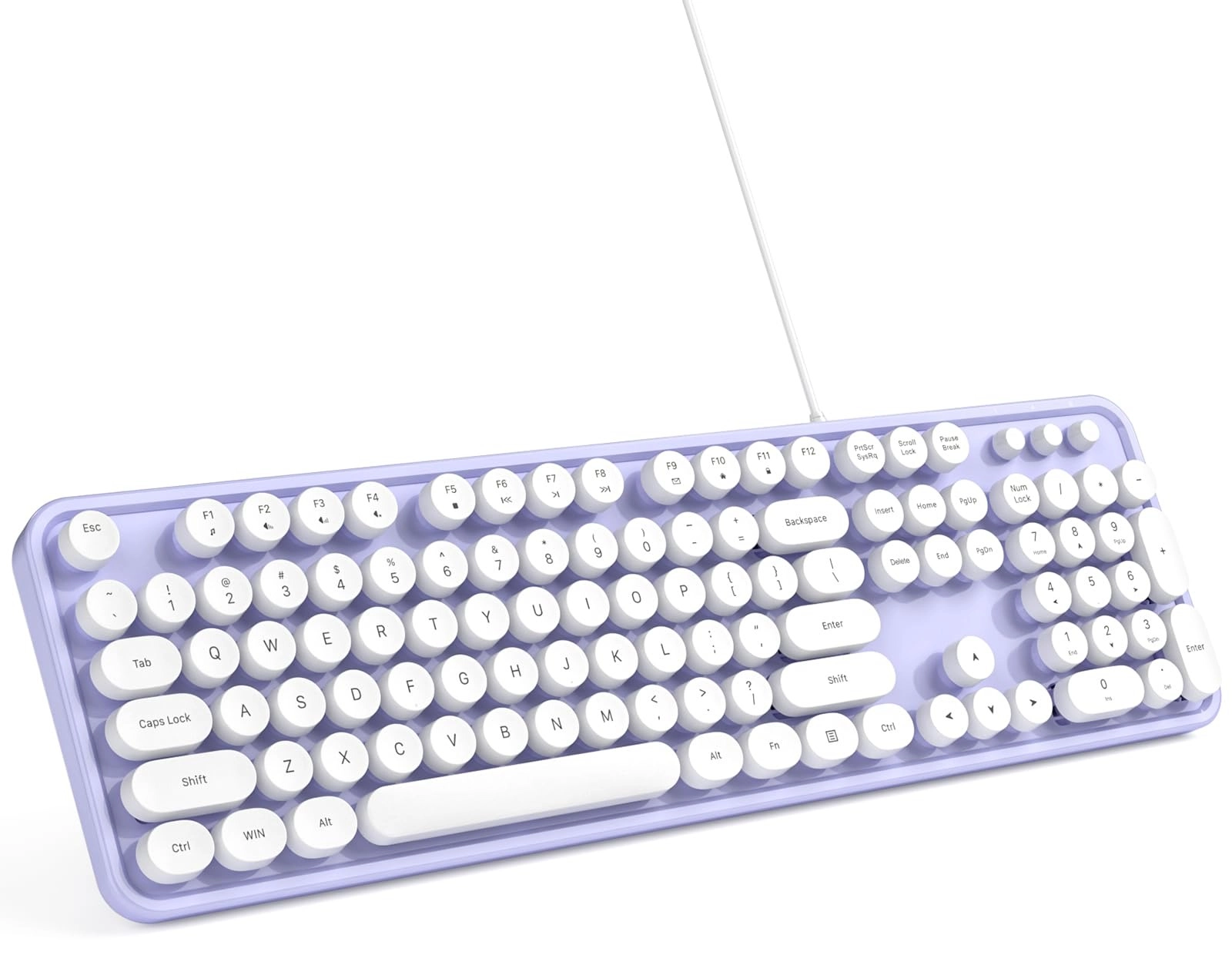 MOWUX Computer Keyboard - 104 Wired
