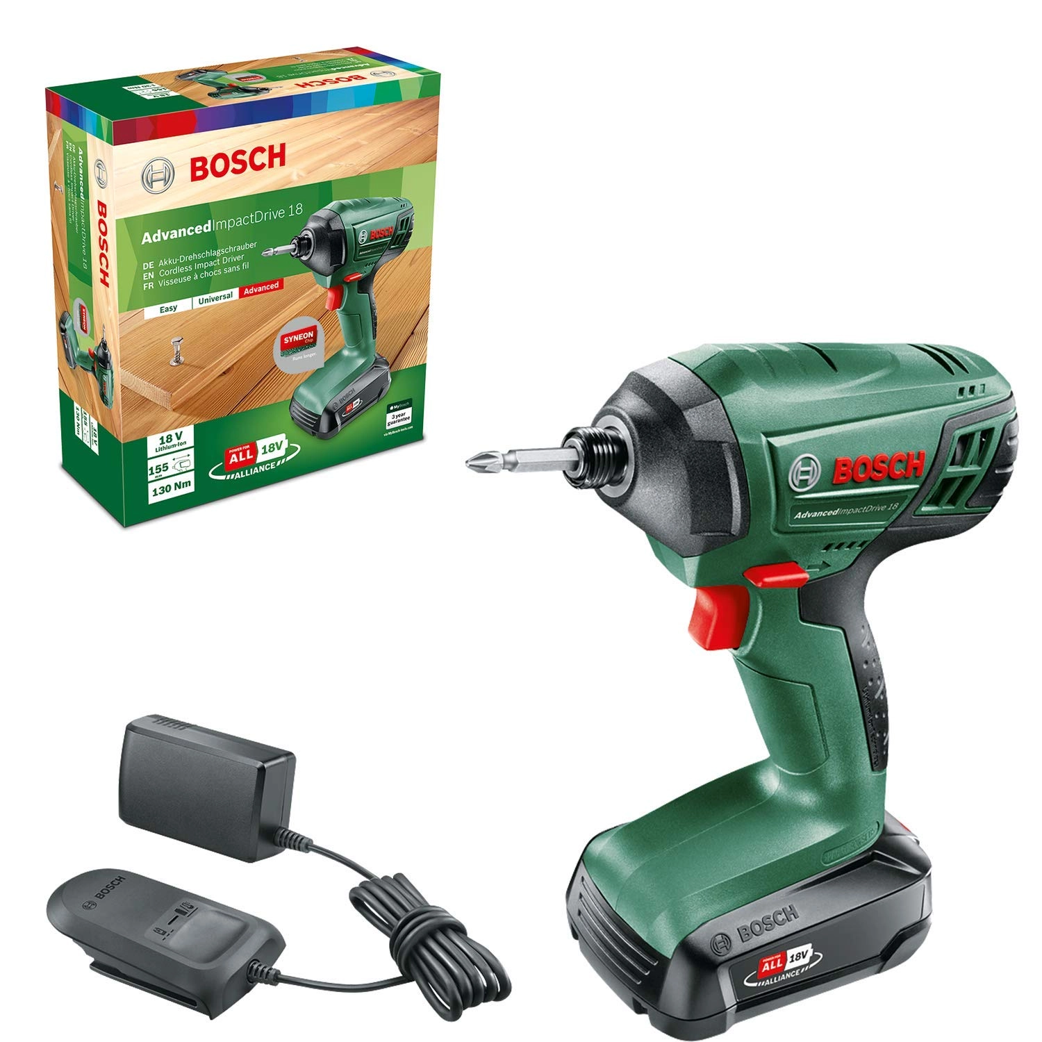 Bosch AdvancedImpactDrive - 18V 130Nm 3200RPM