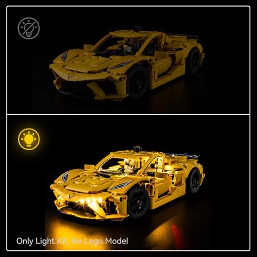 Lego Technic Chevrolet Corvette Stingray (42205-cv) - Led Lighting Kit