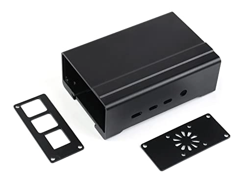 DIN Rail Aluminum Case for Raspberry Pi 4 - Cooling Fan Heatsinks