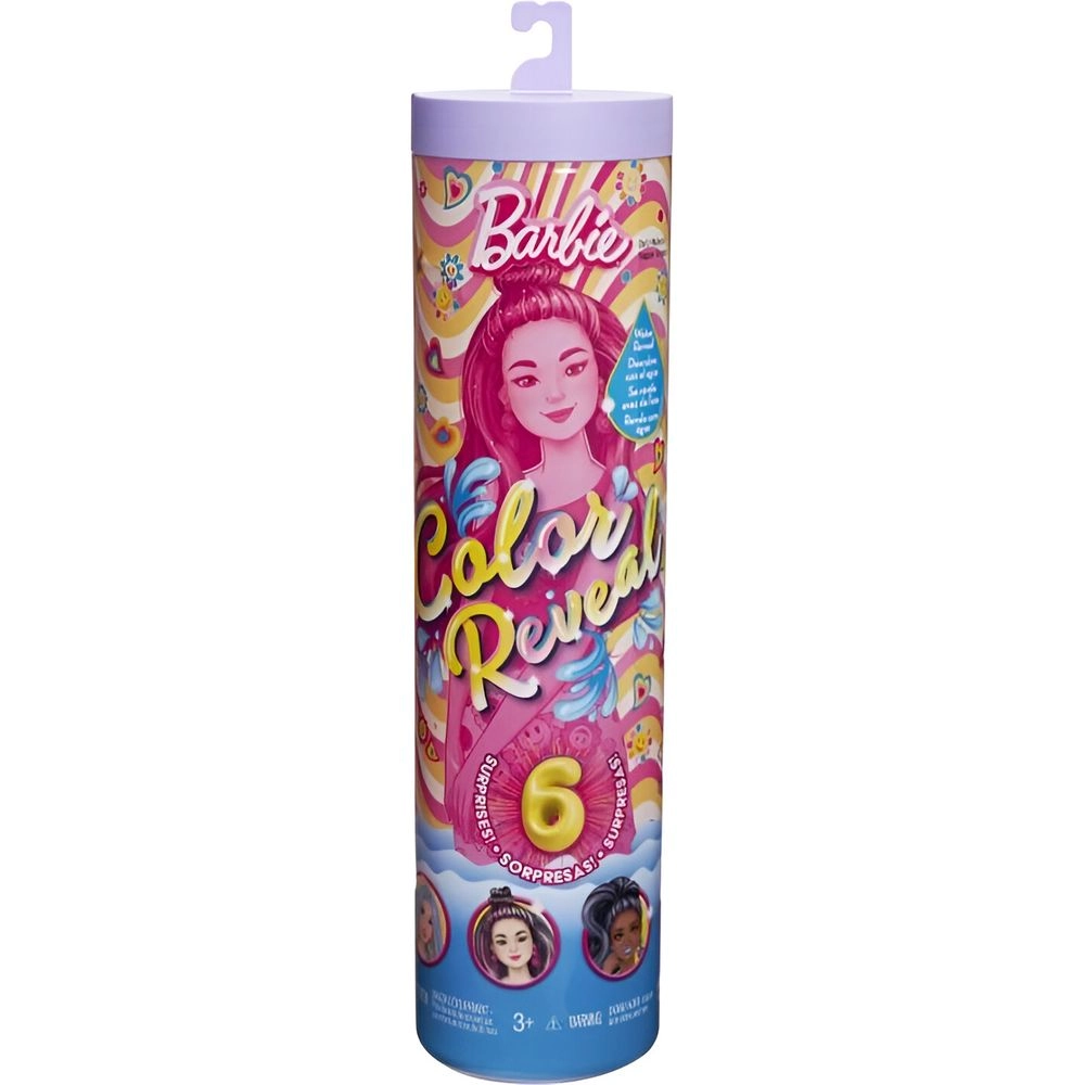 Barbie Color Reveal Rainbow Groovy Series Doll HRK06