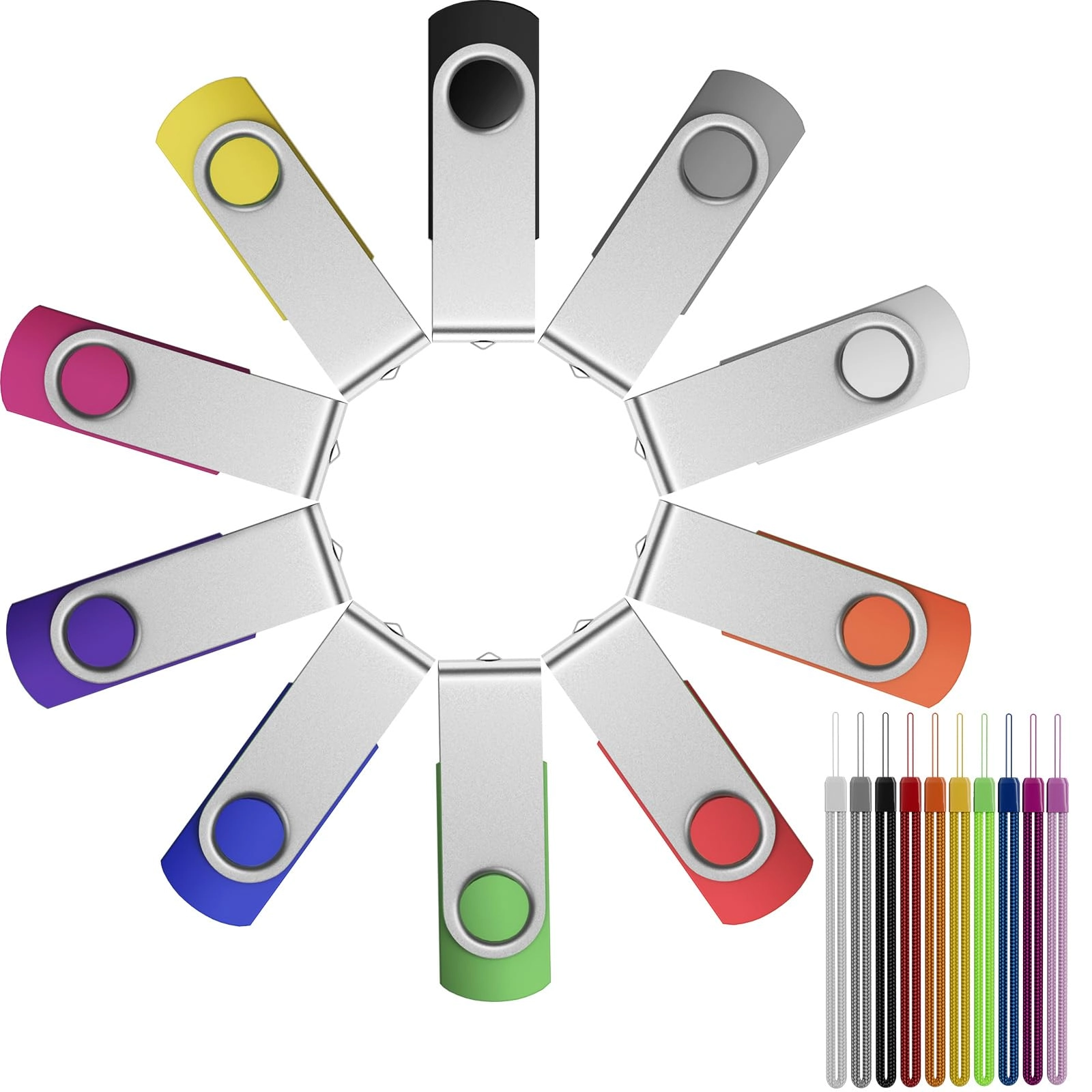 Swivel USB Flash Drive - USB 2.0 8GB