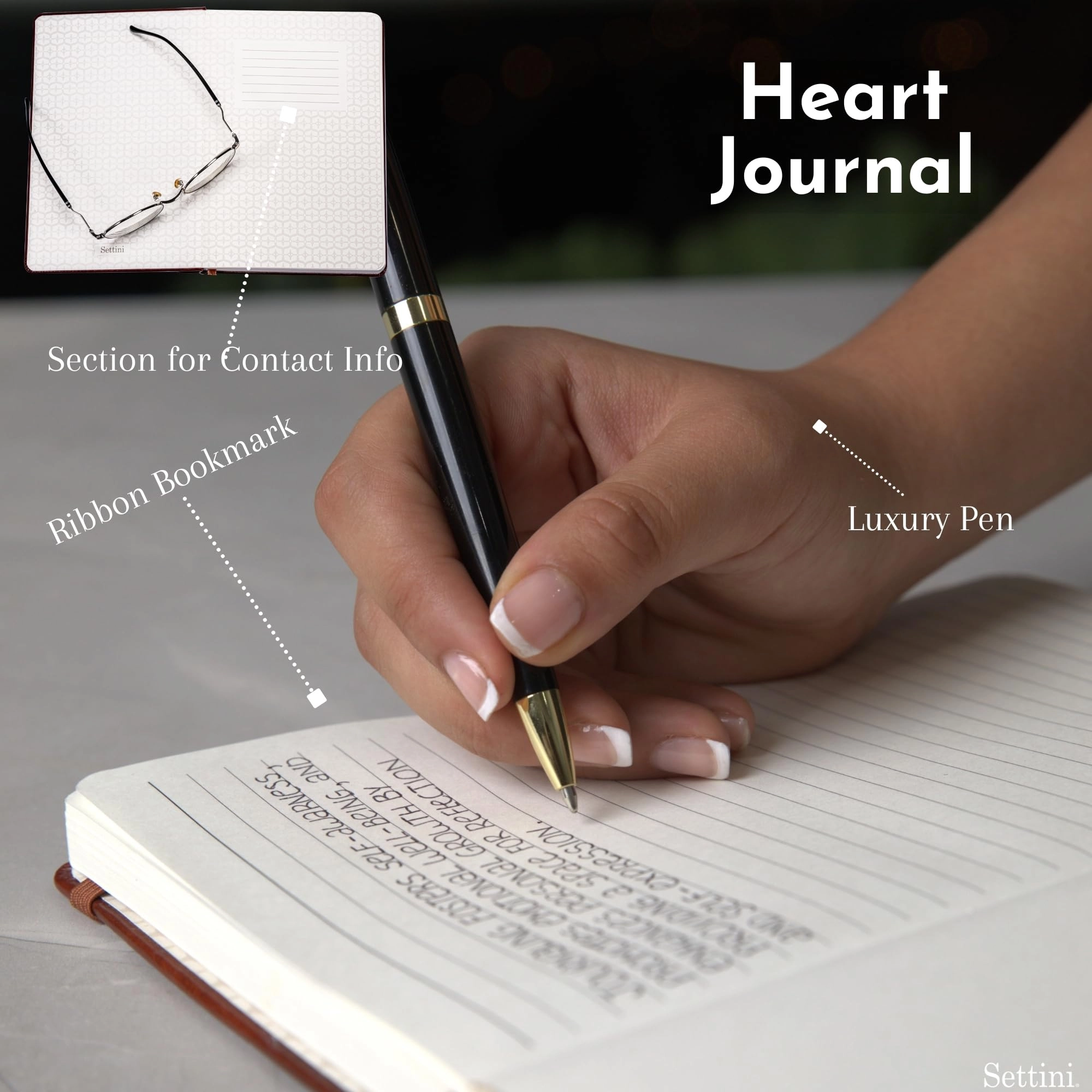 Compass Journal A5 Hardcover - Lined 192 Pages Gift Set