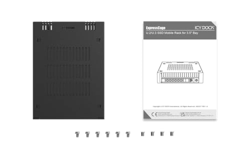 ExpressCage MB741V4P-B - U.2/U.3 PCIe 4.0 NVMe 3.5 inch bay