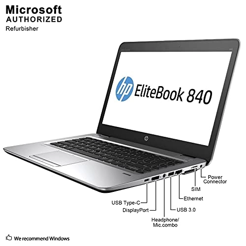 (Renewed) EliteBook 840 G3 - 14'' Core i5-6300U 16GB DDR4 500GB SSD