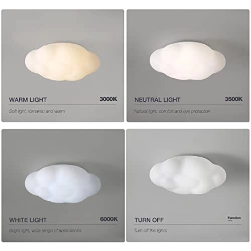 Cloud Chandelier - Warm Light Stepless Dimmable