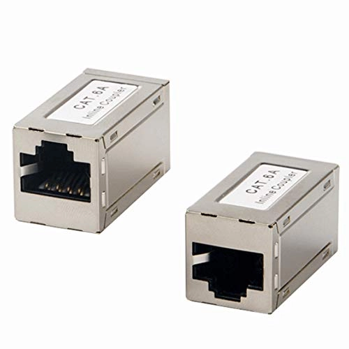 RJ45 Inline Coupler - Shielded CAT6A Female to Female