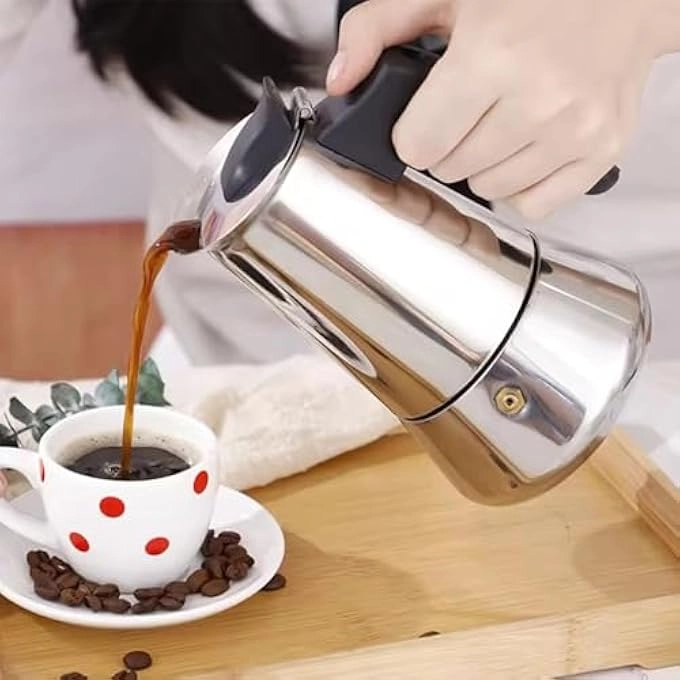 Moka Pot - 100Ml 2 Cup Induction Percolator