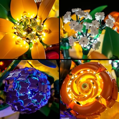 Light Kit - Compatible with 10345 Flower Arrangement LED Lighting Set