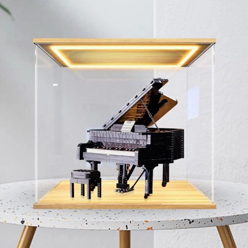 Clear Acrylic Display Case for Lego 76209 - 13.77x13.77x21.65in. Acrylic