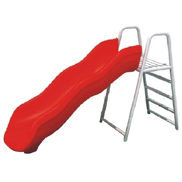 Metal Small Play Slide - 100cm Red 2+