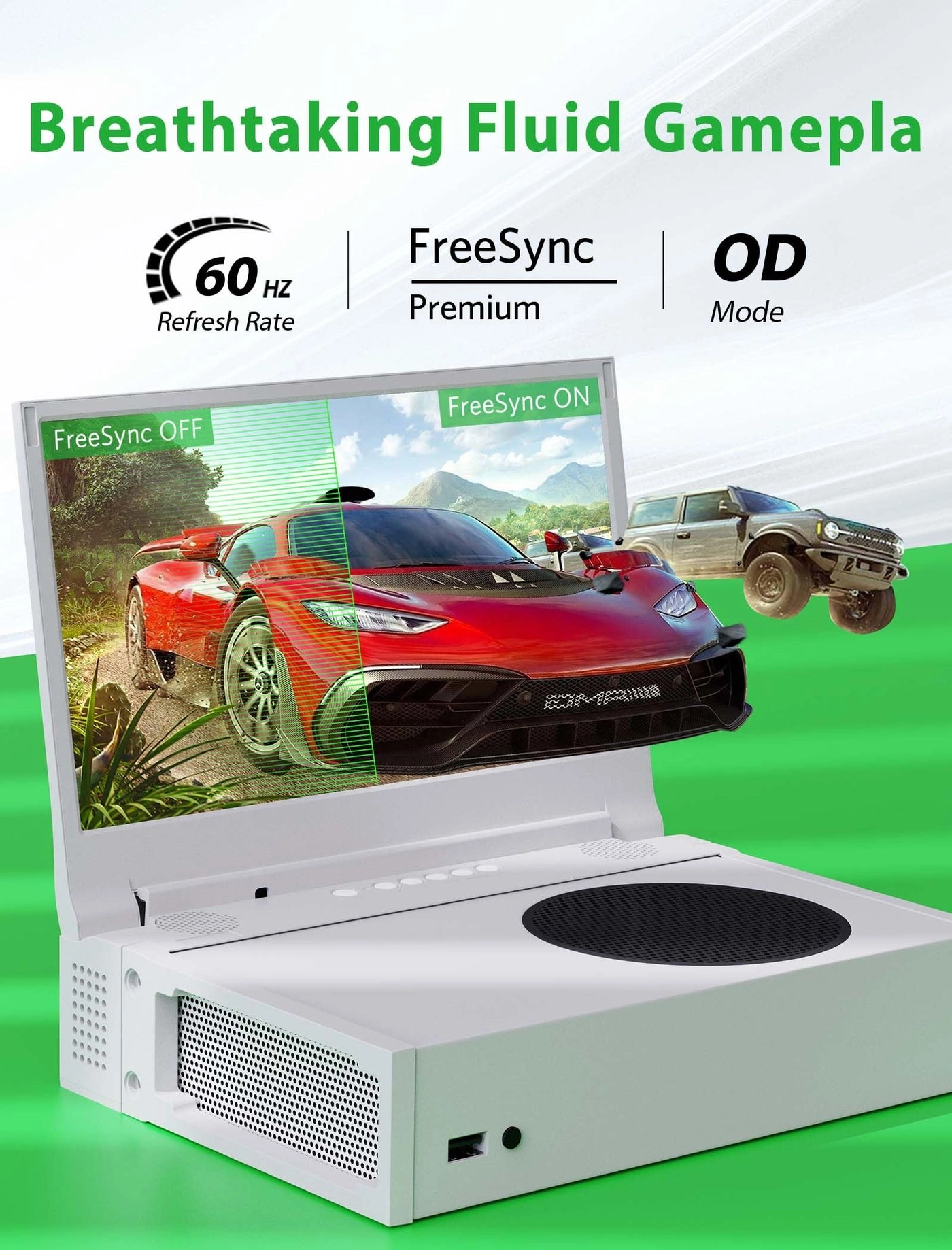 Portable Gaming Monitor - 3840 x 2160 pixels 14 inch