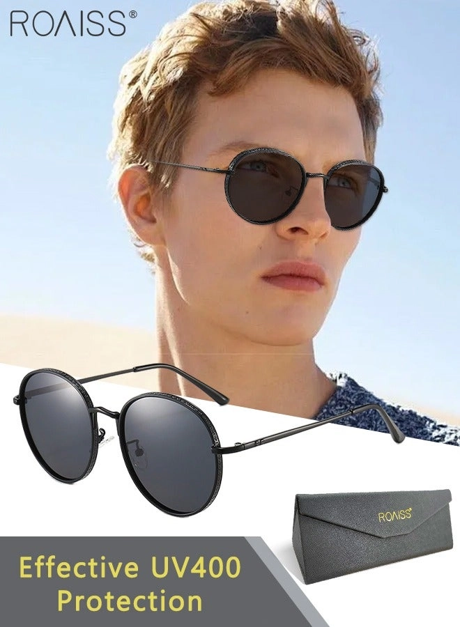 roaiss Round Sunglasses - 56mm Green