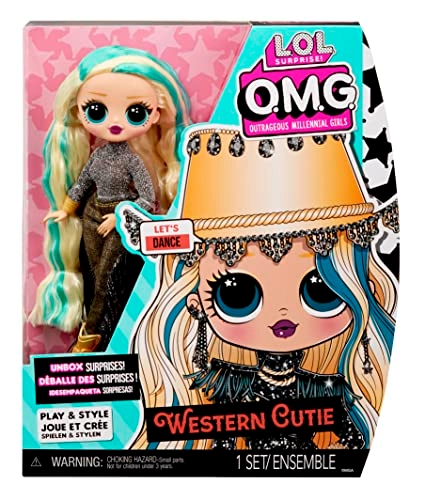 Western Cutie Fashion Doll - Surprise Accessories Ages 3+