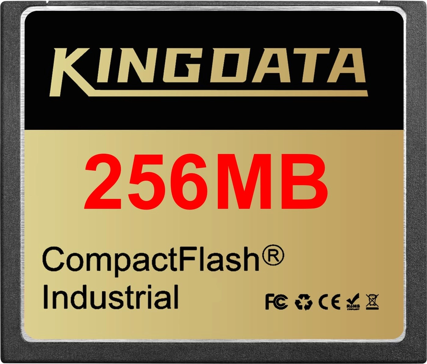 KINGDATA Industrial Compact Flash Memory Card - 0.25GB