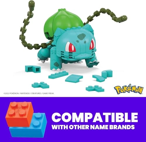 Pokémon Bulbasaur - 175 Pieces Articulated Poseable 4 Inches Tall